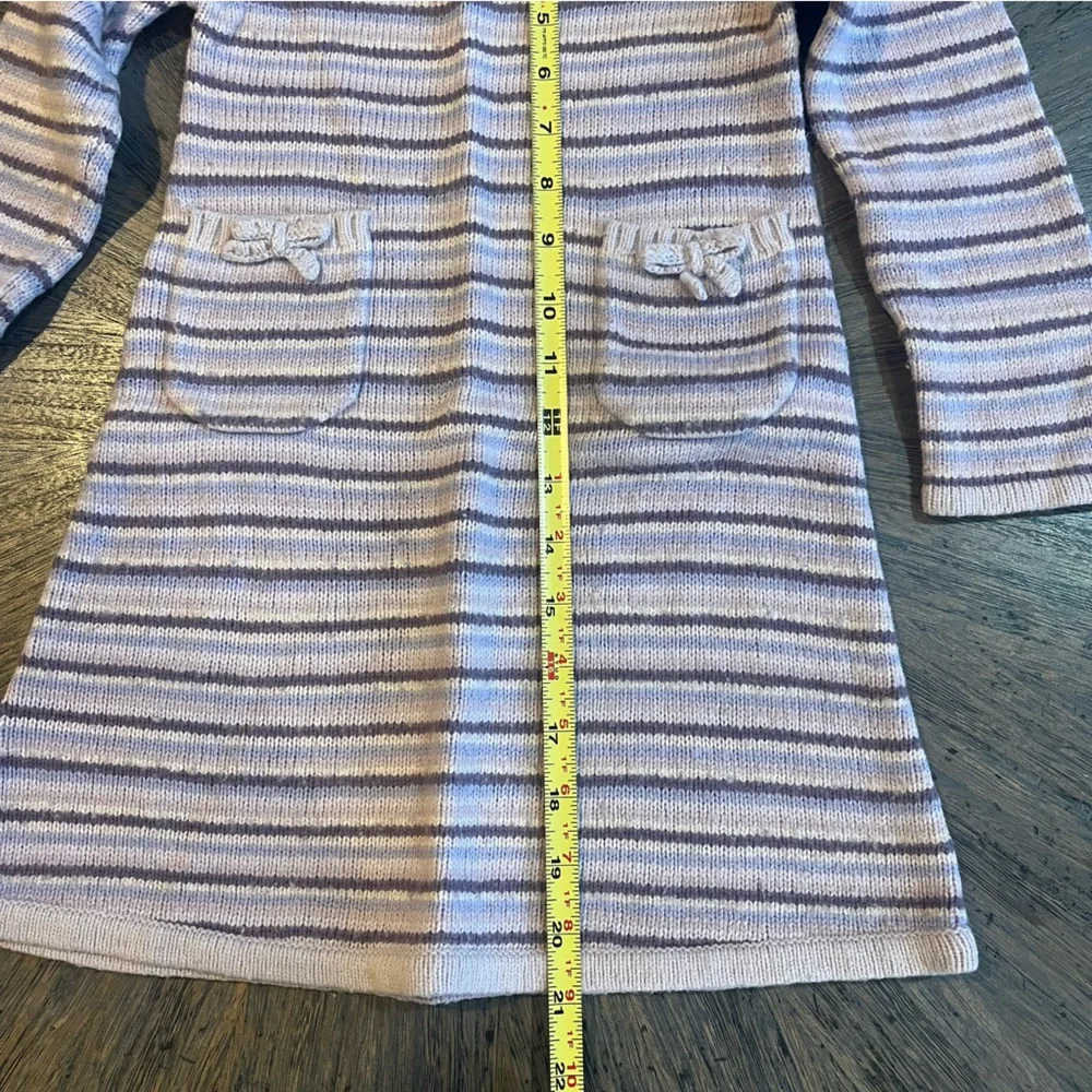 Janie and Jack Purple Striped Sweater Dress – Toddler Size‎ 4